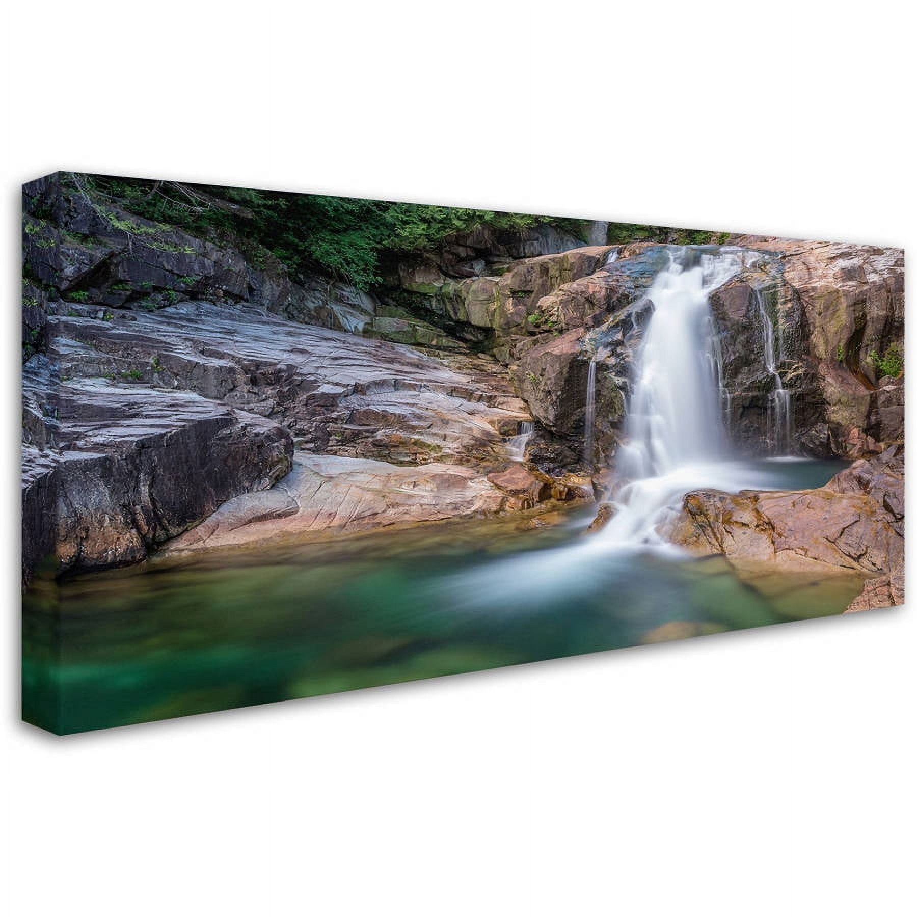 Trademark Fine Art 'Lower Falls' Canvas Art by Pierre Leclerc