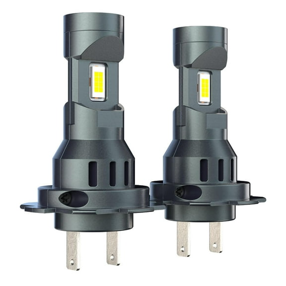 jiaping 2 Pieces Car LED Headlights Head Lamp Directly Replace 6000LM High Brightness