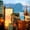 Unframed, variant on Art.com Low Poly New York Art - Reflection of the Sunset III Art Print by Philippe Hugonnard, 24" x 24"