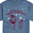 thumbnail image 2 of Disney Winnie The Pooh - Wishing For A Merry Christmas - Men's Short Sleeve Graphic T-Shirt, 2 of 5