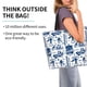 thumbnail image 2 of Balery Skiing Enthusiast Bolsa Tote Estilo Estético con Cremalleras, Bolsa de Hombro, Bolsa de Compras Grande y Plegable, 2 of 8