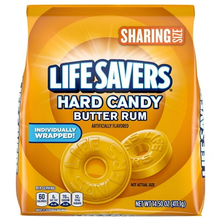 LifeSavers Butter Rum Individually Wrapped Hard Candy (Pack of 2)
