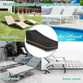 thumbnail image 3 of LCGOD Chaise Lounge Cover, 79 x 30 x 28 inch, Outdoor Patio Chaise Lounge Cover, 3 of 8