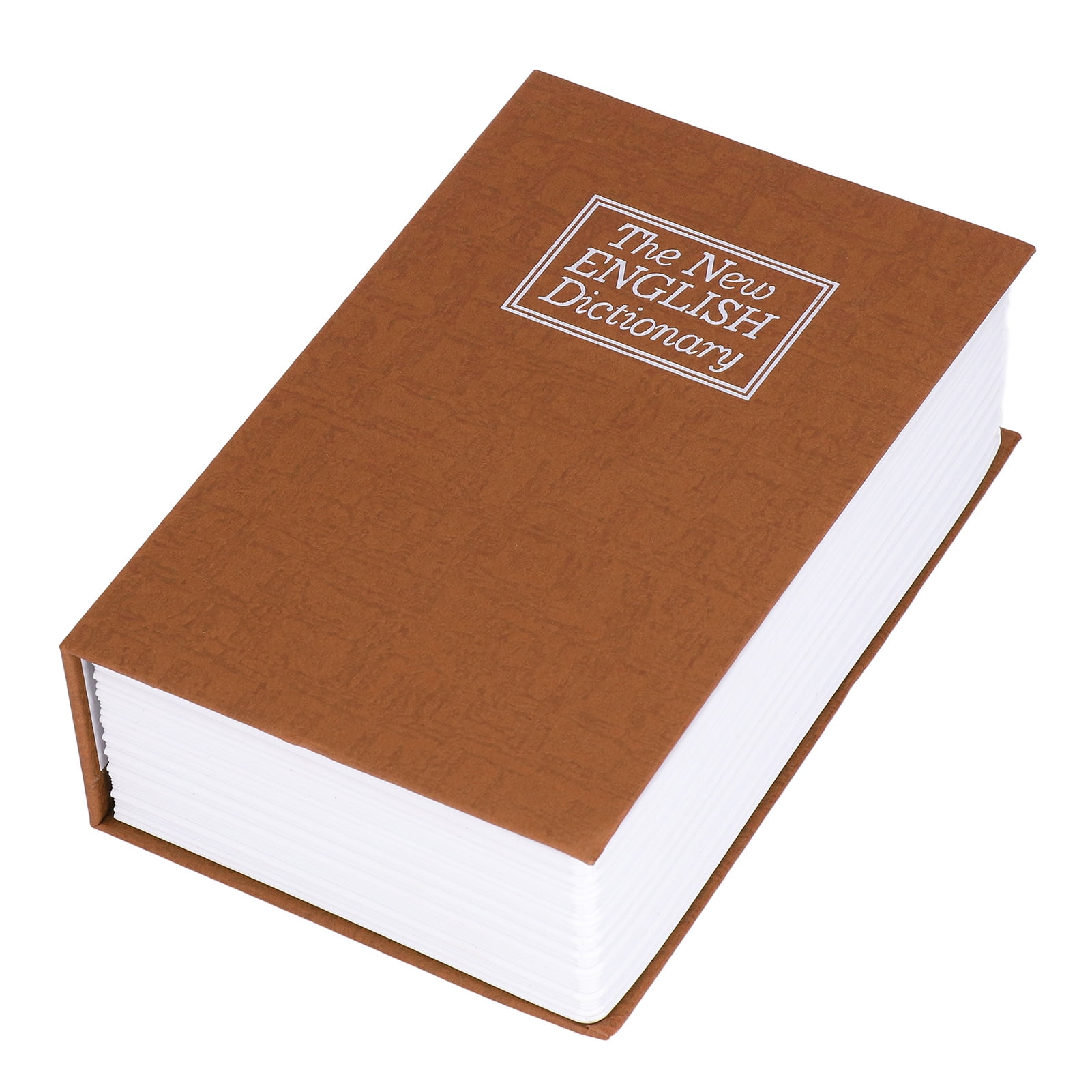 Fugacal Book Shaped Steel Safe Classic Secret Book Safe Lock Password