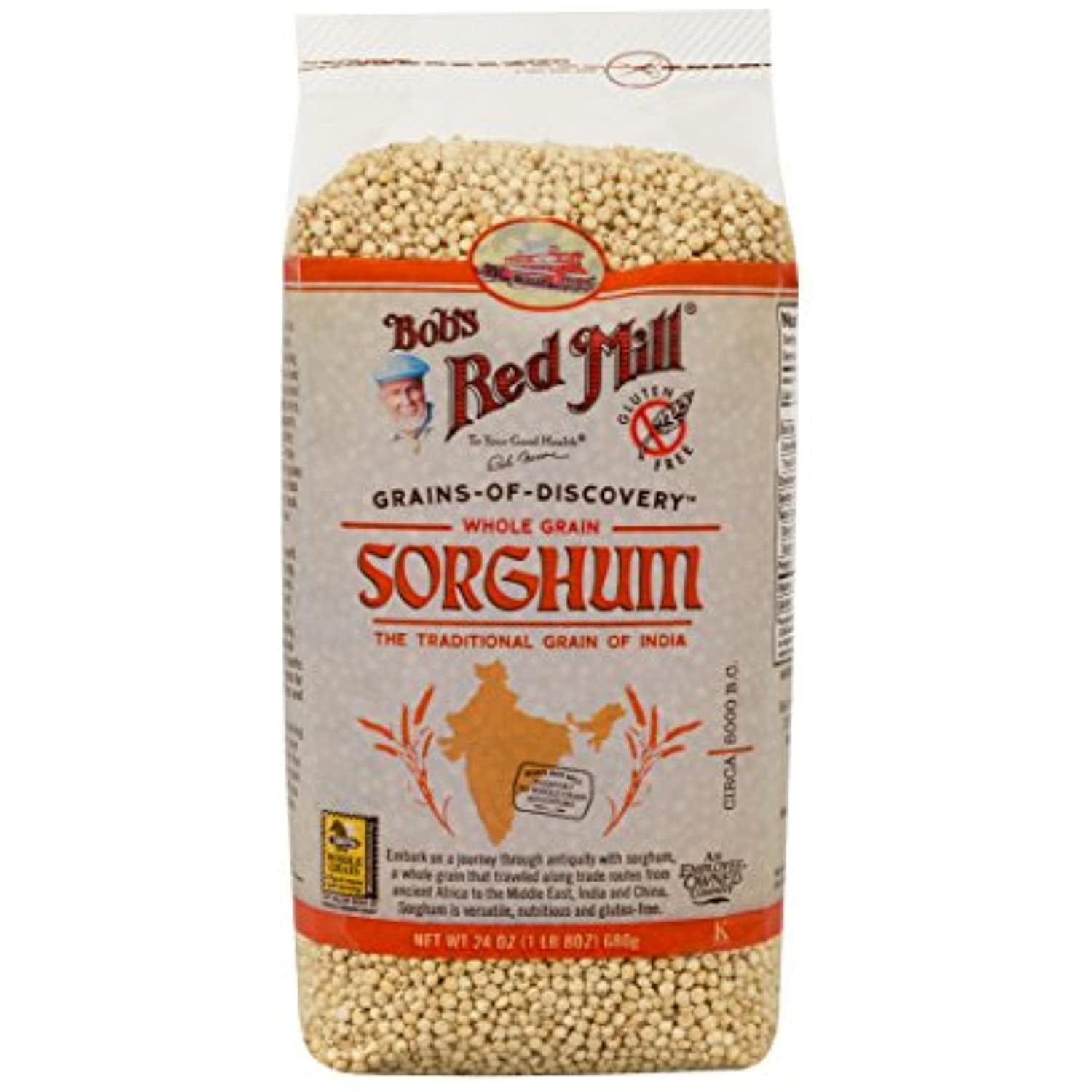 Bobs Red Mill 2531C244 Whole Grain Sorghum 24 Ounce