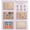 thumbnail image 5 of Enogets Large Jewelry Box for Women, 6-Layer Jewelry Organizer with 5 Drawers, Lockable Storage Case with Mirror & Necklace Hooks,Dusty Purple, 5 of 12