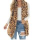 thumbnail image 4 of Chaqueta de chaleco de leopardo de felpa con solapa de cárdigan de moda informal para mujer Fridja po2704, 4 of 9
