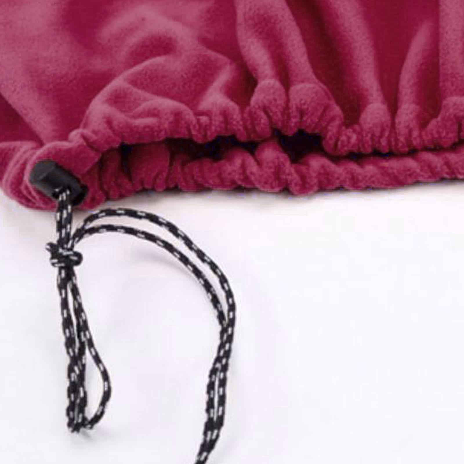 Wswqop -Fleece sleeping bag liner, thermal pillow, sleeping bag, warm emergency camping Deep Red