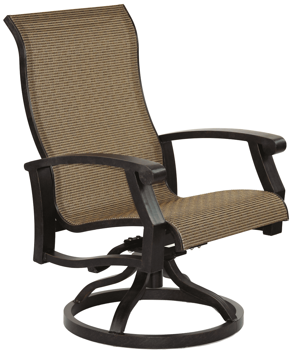 Heritage Outdoor Living Barbados Sling Swivel Rocker Antique Bronze