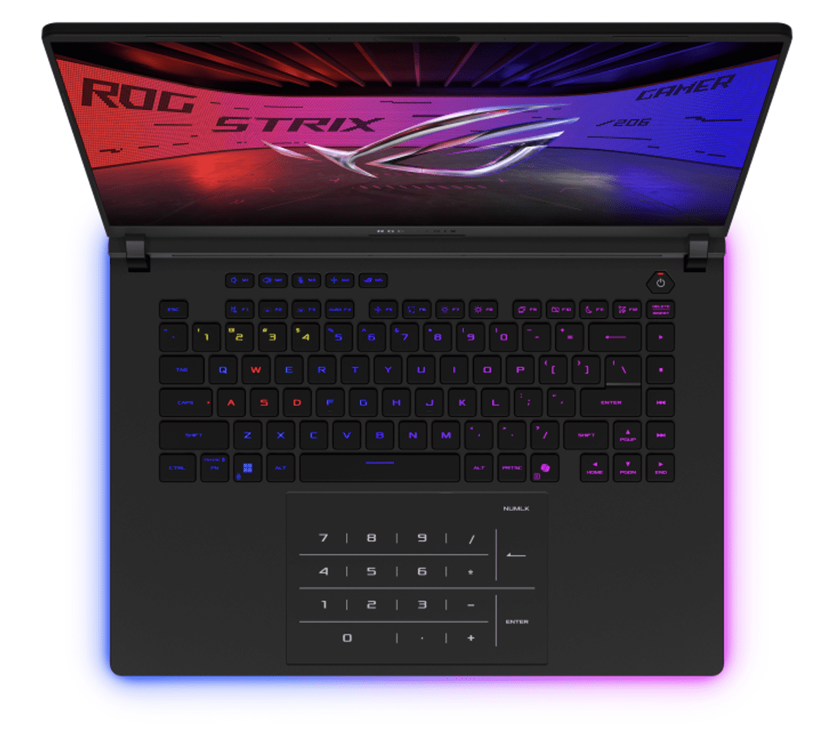 ASUS ROG Strix AI Gaming Laptop 16.0in 240Hz Mini LED WQXGA Display (Intel Ultra 9- 275HX, GeForce RTX 5080 16GB, 32GB DDR5, 2TB SSD, RGB KB, 2 Thunderbolt 5, WiFi 7, Win 11 Pro) w/Premium Backpack