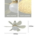 thumbnail image 4 of Fan lamp,Fan Remote Kids Room Led Fan Ideal Bedroom Buzhi Modern Fan Remote Dimmable Room Bedroom Fan Bedroom And Room Futuristic Fan Dimmable Remote Color Dimmable Remote Led, 4 of 7