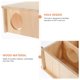 thumbnail image 4 of Escondite de madera para hámster, casa de descanso para hámster, casa para conejillos de indias, nido pequeño para mascotas de interior, 4 of 6