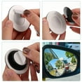 thumbnail image 2 of 1 Pair Auto Blind Sport Rearview Replacement Wide Angle 360 Degree Adjustable Frameless Self-adhesive 360 Degree Adjustable Rear View Accessories, 2 of 9