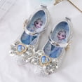 thumbnail image 3 of Disney-sandalias de Elsa de Frozen para niñas, zapatos de baile de princesa para niñas, zapatos de cristal antideslizantes para Cosplay, 3 of 5