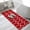 Red, variant on Red Abstract Washable Area Rugs for Living Room Bedroom, Large Non Slip Indoor Floor Carpet Absorbent Low Pile Modern White Geometric Twisted Art Door Mat Rugs for Bathroom Entryway 47.2"x63"