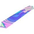 thumbnail image 5 of Coolnut Rectangle Cloth Table Runner, Marbled Holographic Texture Table Cover 13"x70"for Wedding Birthday Holiday, 5 of 5