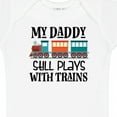 thumbnail image 4 of Inktastic Daddy Still Plays with Trains Boys or Girls Baby Bodysuit, 4 of 5