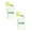 3x2 Inch Green, variant on 100 Sheets Sticky Notes Mini Self-Stick Notes Note Pads Office Products, Portable No Spill Ink Sticky Notes with Bright Color for Vertical Surfaces, Monitors, Walls and Windows, 3x3 Inch Green