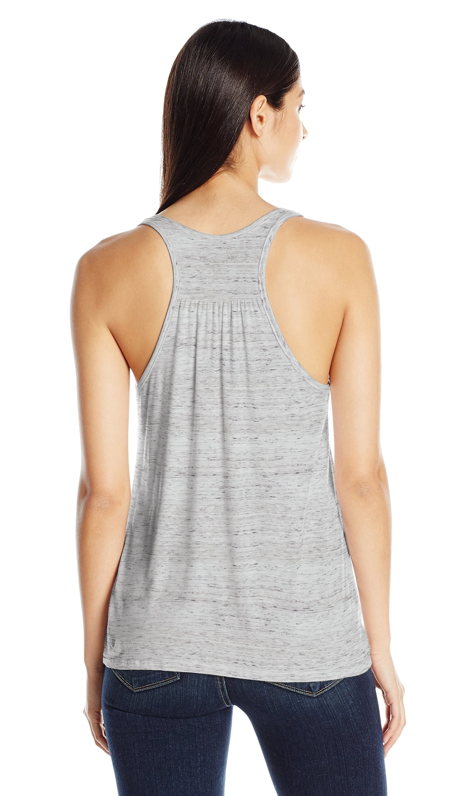 Women's Bride Anchor Printed Flowy Racerback Tank Top