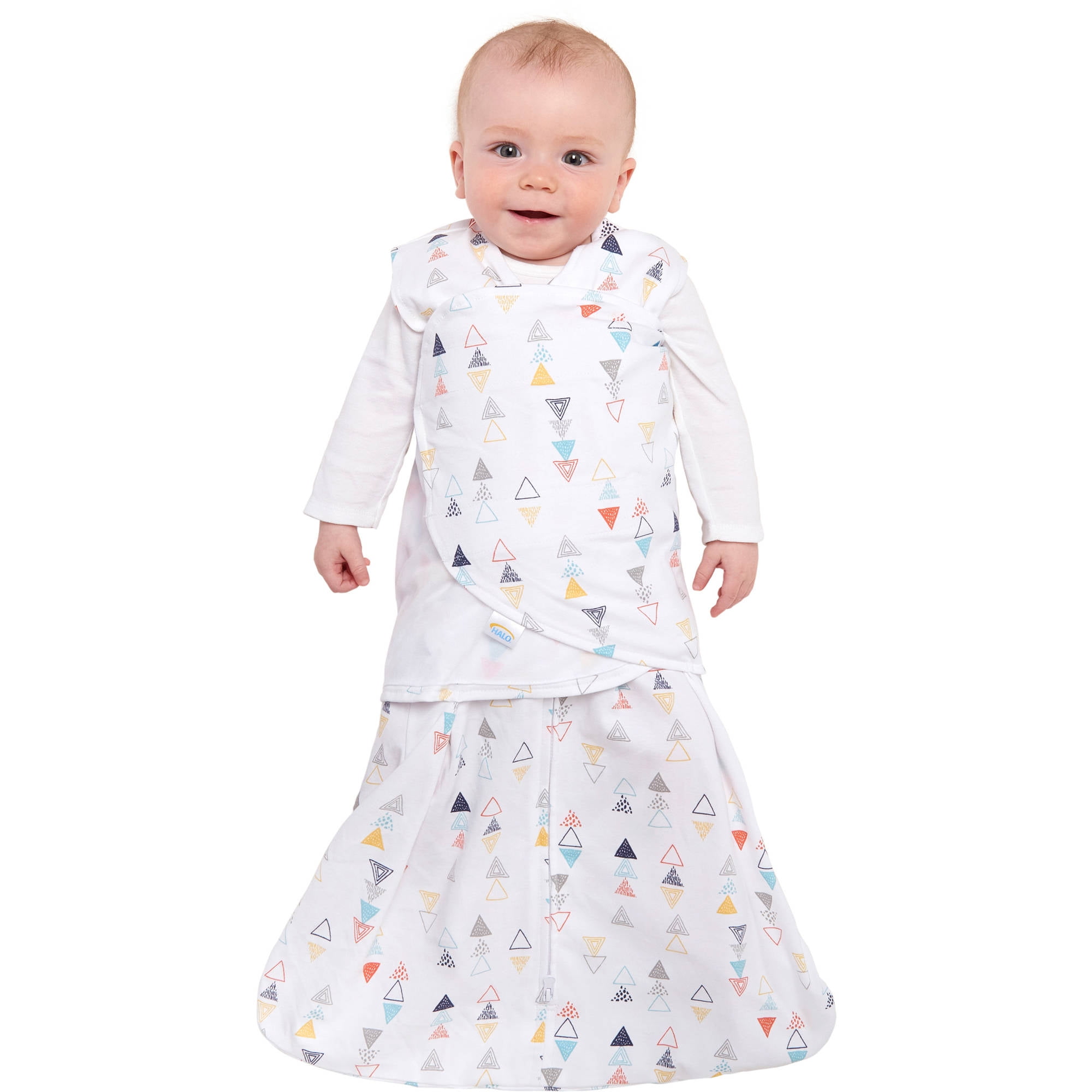 Buy HALO SleepSack Swaddle, 100 Cotton, Neutral Triangle, Newborn