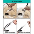 thumbnail image 4 of Airbrush Kit with Air Compressor,airbrush kit with compressor.40 48 PSI High Pressure Air Brush Non-Clogging with 0.2/0.3/0.5mm Nozzle/Cleaning Sets, Ideal for Painting, Modeling, Cake Decor, Makeup, 4 of 7