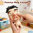 thumbnail image 4 of NAOJIE Pimple Popping Squishy Stress Relief Fidget Toy,Ultra Soft Cute Squishy Toys,Big Realistic Face Sensory Fidget Toys,Silicone Mochi Squeeze Toys,Squishies Stress Relief Gift(D), 4 of 5