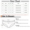 thumbnail image 2 of HUPOM Underwear Women Ladies Underwear Medium waist Comfort Waist Solid Thong Gray S, 2 of 2