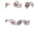 thumbnail image 6 of yotijay Christmas Ribbon Christmas Tree Decor 2 inch Wide Linen Ribbon for Gift Wrapping Gray, 6 of 9