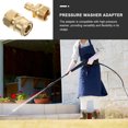thumbnail image 4 of HEANUJJ 1Pair Brass Quick Connect Pressure Washer Fittings Kit for Versatile and Portable Hose Connection, 4 of 6