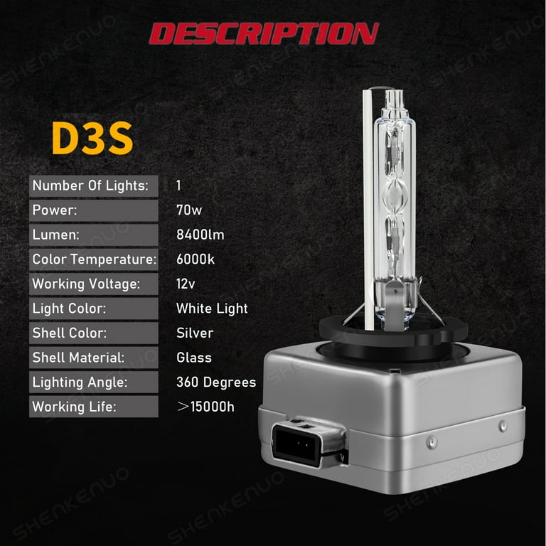 For Cadillac XTS 2013-2017  D3S Xenon HID Headlight High&Low Beam Bulbs 2pcs