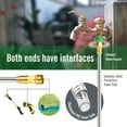 thumbnail image 5 of 304 Stainless Steel Garden Hose 10 ft with Female to Male Metal Connector, Anti-Leakage, Flexible & Lightweight Kink Free Water Hose, Easy to Use & Store (10ft), 5 of 6