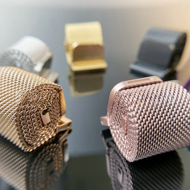 Bracelet en Métal Tête Convexe Magnétique Bracelet de Montre en Acier Inoxydable