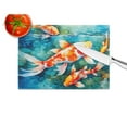 thumbnail image 4 of Koi Fish Glass Cutting Board Large 12 in x 15 in, 4 of 5