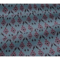 thumbnail image 5 of oneOone Viscose Jersey Fabric Argyle Style Ikat Print Fabric BTY 60 Inch Wide, 5 of 5