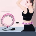 thumbnail image 5 of Intelligent Sport Hoop Removable Thin Waist Exercise Hoop Home Training Fitness Green, 5 of 5