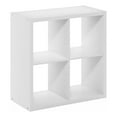 thumbnail image 1 of Pemberly Row Open Back Decorative Cube Storage Organizer in 4-Cube in White, 1 of 6