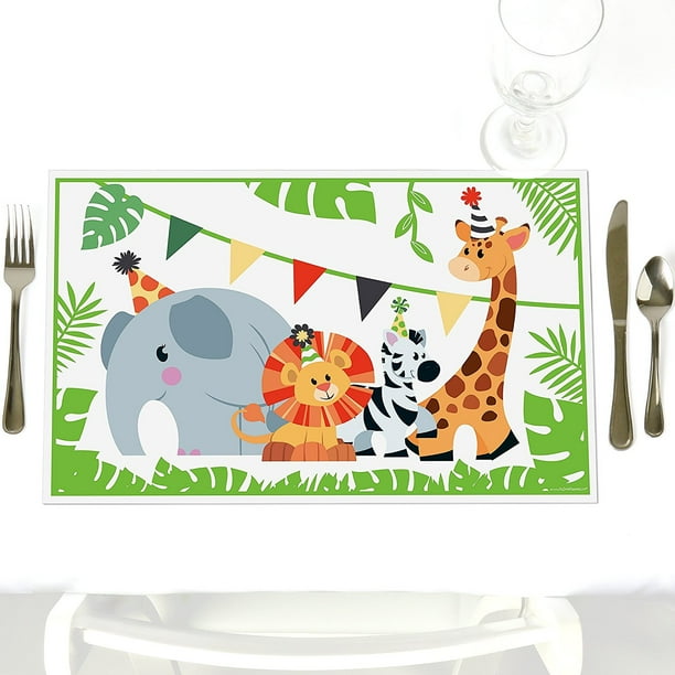 Jungle Party Animals Party Table Decorations Safari Zoo Animal