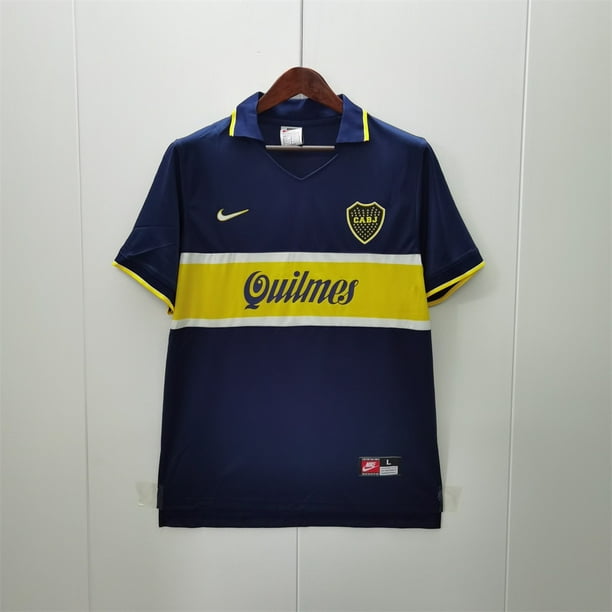 96 97 Boca Juniors Camiseta De Futbol Retro En Casa De Alta Calidad Personalizada MARADONA ROMAN Walmart en linea