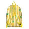 thumbnail image 3 of Yellow Pineapple Lover School Backpack, Tropical Fruit and Flower Pattern Lightweight Travel Backpack with Comfortable Carrying, 3 of 5