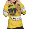 thumbnail image 4 of KLL Smiling With Sunglasses for Womens Pullover Hoodie with Pocket Hooded Long Sleeve Shirts Sweatshirt for Women-Small, 4 of 7