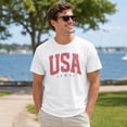 thumbnail image 2 of USA Patriotic Graphic T-Shirt, Unisex Classic Fit Cotton Blend Tee, 2 of 9