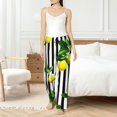 thumbnail image 4 of Sikiie Lemons on Striped Women’s Ultra-Soft Comfy Lounge Pants Sleepwear Comfy Lounge Pants Drawstring Sleep Bottoms with PocketsMedium, 4 of 6