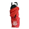 J.L. Childress Gate Check Bag for Umbrella Strollers - Travel Bag for Airplane, Fits Most Single Umbrella Baby Strollers - Red