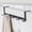 Black, variant on Over The Door Hooks for Hanging, Over The Door Hanger, Over The Door Towel Rack for Bathroom with 5 Coat Hooks, Bathroom Towel Holder Towels Hanger (1 Pack)(Black)
