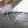 thumbnail image 2 of Nvzi Artificial and Dried Flower Artificial Frosty Flower Ice Rime Fluffy Twig Dreamlike Scene (Purple 6pcs ), 2 of 5