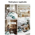 thumbnail image 6 of Teal Tulip Area Rug for Bedroom 2.7x5 Ft Flower Transparent Floral Plant Super Soft fuzzy Throw Rug Non-Slip Fluffy Plush Indoor Floor Carpet for Living Room Nursery Home Decor, 6 of 8