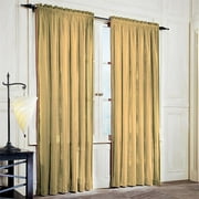 Regency Velvet Window Panel, Gold