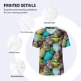 thumbnail image 5 of Fotbe Easter Egg1 Baseball Jersey Shirt for Men and Women, Casual Short Sleeves Button Down T-Shirt-Small, 5 of 9