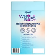 Secret Whole Body Deodorant Spray, Peach & Vanilla Blossom - Aluminum-Free, Scented - 2 Count, 3.5 oz