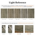 thumbnail image 2 of BERTHMEER 9'x12' Area Rugs for Living Room Bedroom Taupe Vintage Non Slip Washable Large Farmhouse Office Dining Room Oriental Traditional Distressed Carpets, 2 of 7